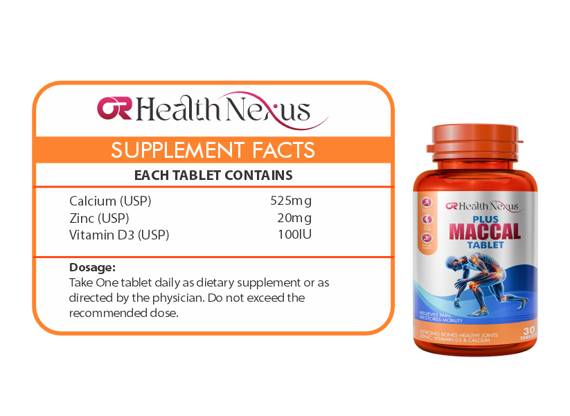 Plus Maccal Tablets - Bundle of 3